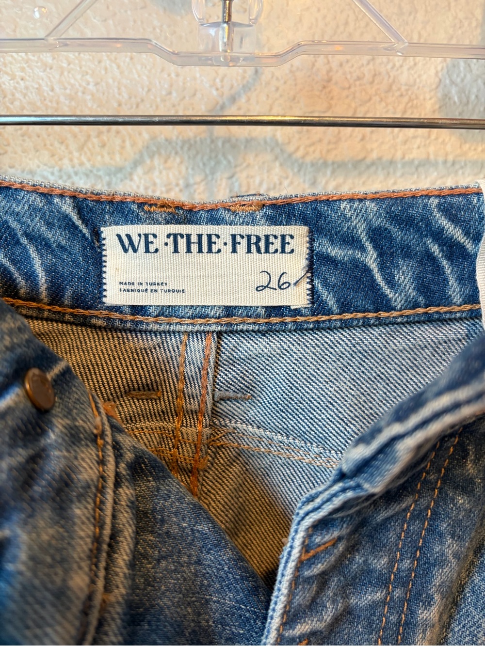 NWT Free People We the Free Women’s 26 Good Luck Mid Rise Barrel Leg Jeans - Picture 9 of 16